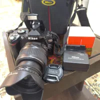 دوربین عکاسیnikonحرفه ایDSLR+لنزجداشونده55-18+کیف|دوربین عکاسی و فیلم‌برداری|تهران, آبشار تهران (دریاچه)|دیوار