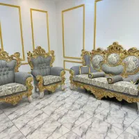 مبل سلطنتی چوب راش|مبلمان خانگی و میز عسلی|یاسوج, |دیوار