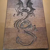 تخته نرد طرح اژدها CNC|کلکسیون و سرگرمی|خاوران, |دیوار