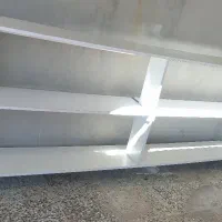 میز قفسه ایستاده دوطبقه MDF