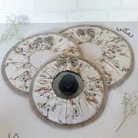 دستکش فر گلدار