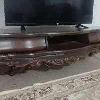 میز تلوزیون منبت چوب گردو