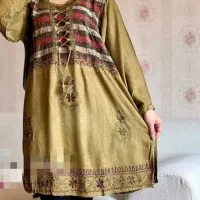 مانتو هندی نخی سنگشور|لباس|اردبیل, |دیوار