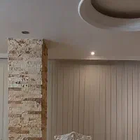 پرده حریر ۸ متر در دو و نیم متر|پرده، رانر، رومیزی|آبیک, |دیوار