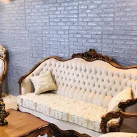 تولیدی مبلمان استیل سلطنتی مدل لئون لیون|مبلمان خانگی و میز عسلی|قم, نوقطار|دیوار