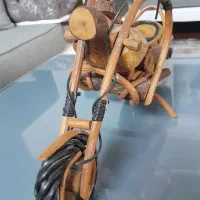 موتورسیکلت چوبی بزرگ