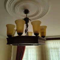 یک عد لوستر سقفی چوبی|لوستر و چراغ آویز|تهران, خواجه نظام الملک|دیوار