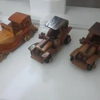 ماکت ماشین اسباب بازی چوبی