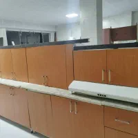 ۱۰ متر کابینت بدنه فلزی رنگ کوره باسینک وشیر وهود