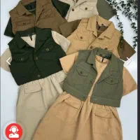 لباسهای عید بچگانه سارافون و وست بچگانه