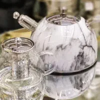 کتری و قوری وارداتی کرکماز قوری پیرکس کف چدن|قوری، کتری، قهوه‌ساز دستی|کرمانشاه, |دیوار