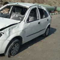 تیبا تصادفی خودرو تصادفی