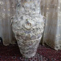 خمره سفالی تزیینی