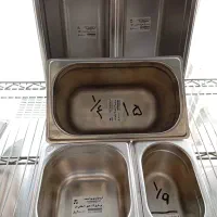 بنماری/ظرف استیل/ظرف تاپینگ/بن ماری/ سینی استیل|کافیشاپ و رستوران|یزد, |دیوار