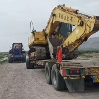 بیل مکانیکی  اماده همکاری