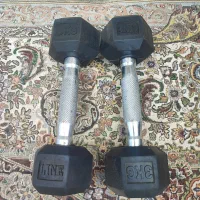 دمبل سه کیلو دسته فلزی