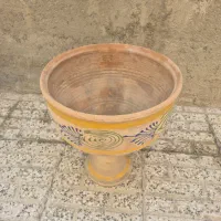 گلدان سفالی بزرگ وتمیز