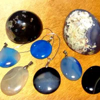 گردن آویز سنگ اصل عقیق سلیمانی|جواهرات|بوشهر, |دیوار