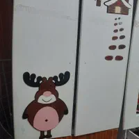 سرویس تخت کودک و نوجوان شامل تخت،ویترین و کمد لباس|تخت و سرویس خواب|زنجان, |دیوار