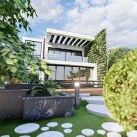 طراحی معماری نما و محوطه و ...