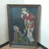 قاب پولک دوزی ونقاشی