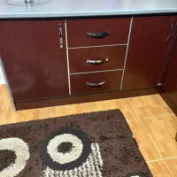 اپن اشپزخانه ویترین چراغ داروپایه دکوری استیل