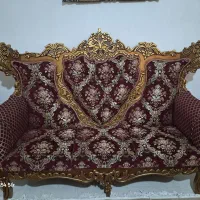 مبل سلطنتی همراه میز ناهار خوری ست