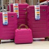 چمدان طرح ۲ رنگ (۱۰۰٪ ضد ضربه) از برند هوسونی