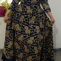 لباس محلی مخمل ۹ هزار با روسری