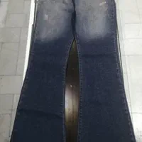 شلوار لی دمپا گشاد (بوت کات)