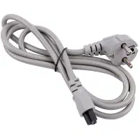 کابل برق ۱.۵ متری سه پین لپ تاپ Orange رنگ خاکستری|قطعات و لوازم جانبی رایانه|ساری, |دیوار