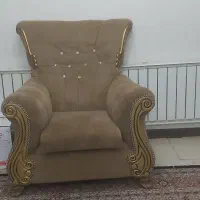 فروش فوری مبل ۷ نفره سالم|مبلمان خانگی و میز عسلی|سیرجان, |دیوار