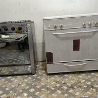 دو عدد اجاق گاز طرح فر ۵شعله