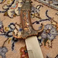 چاقو عتیقه   (تیغه استیل دسته برنزی )|کلکسیون اشیاء عتیقه|تهران, نیکنام|دیوار