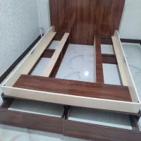 تخت خواب دو نفره در حد|تخت و سرویس خواب|تهران, والفجر (افسریه)|دیوار