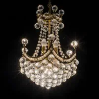 ۲عددلوستر سالم زیبا با نور دهی عالی با هم ۱۵/۸۰۰