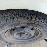 یک جفت چراغ هدلایت و چهار حلقه لاستیک 14|قطعات یدکی و لوازم جانبی|جوانرود, |دیوار