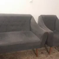 مبل راحتی ومیزجلومبلی همراه عسلی قیمت عالی و مناسب