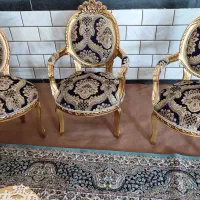 مبلمان ۹ نفره سلطنتی|مبلمان خانگی و میز عسلی|نهاوند, |دیوار