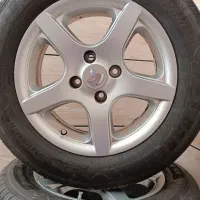 رینگ پنج پر سمند به همراه لاستیک