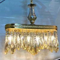 لوستر چشمک اب طلا شرایط فروش ویژه از ۳ تا ۷ آذر|لوستر و چراغ آویز|اراک, |دیوار