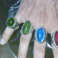 انگشتر طرح نقره آبکاری نقره