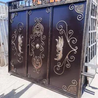 درب باغی مدرن فرفورژه گل دار  کارگاهی گاراژی|مصالح و تجهیزات ساختمان|تهران, شهر زیبا|دیوار