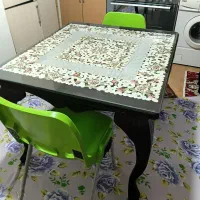 میز نهار خوری چهار نفره|میز و صندلی غذاخوری|سهند, |دیوار