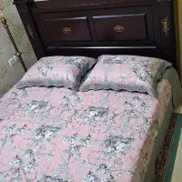 تخت خواب دونفره همراه با تشک|تخت و سرویس خواب|اراک, |دیوار