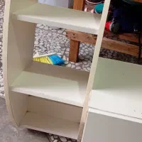 شلف کتاب وجای لبتاب تمیز بدون شکستگی|کتابخانه، شلف، قفسه‌های دیواری|رشت, پیرکلاچای|دیوار