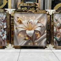 تابلو آینه ایی سه تیکه|تابلو، نقاشی، عکس|آفتاب, |دیوار