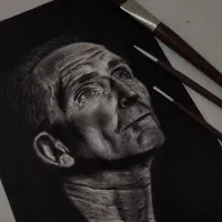 سفارش طراحی سیاه قلم روز مرد و پدر