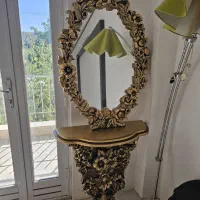 آینه کنسول چوبی