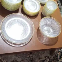 چایی ساز و ظروف و آباژور